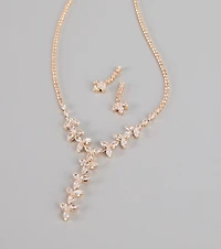 Soft Spark Vine Necklace Set
