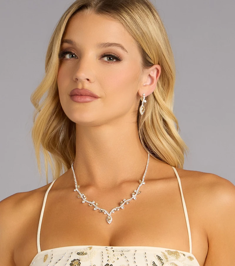Stunning Glow Marquise Jewelry Set