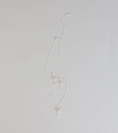 Little Secrets Heart Key Jewelry Set