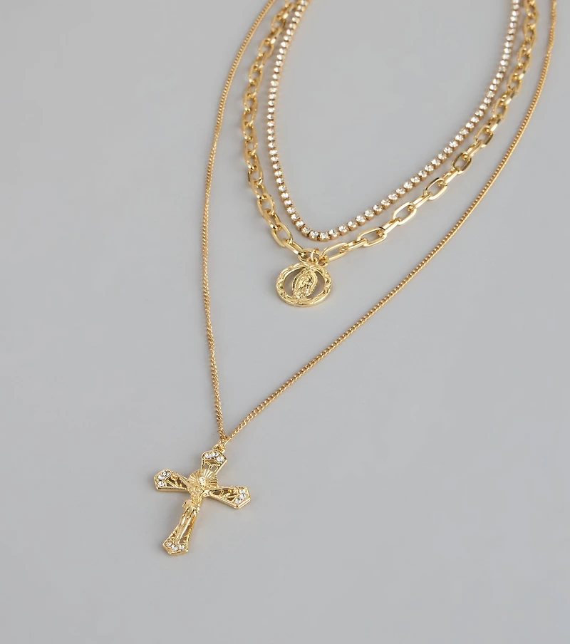 Layered In Faith Necklace