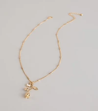 Finishing Touch Floral Necklace