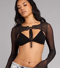 Sleek Shine Layered Waist Chain