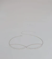 Dainty Drama Rhinestone Belly Chain