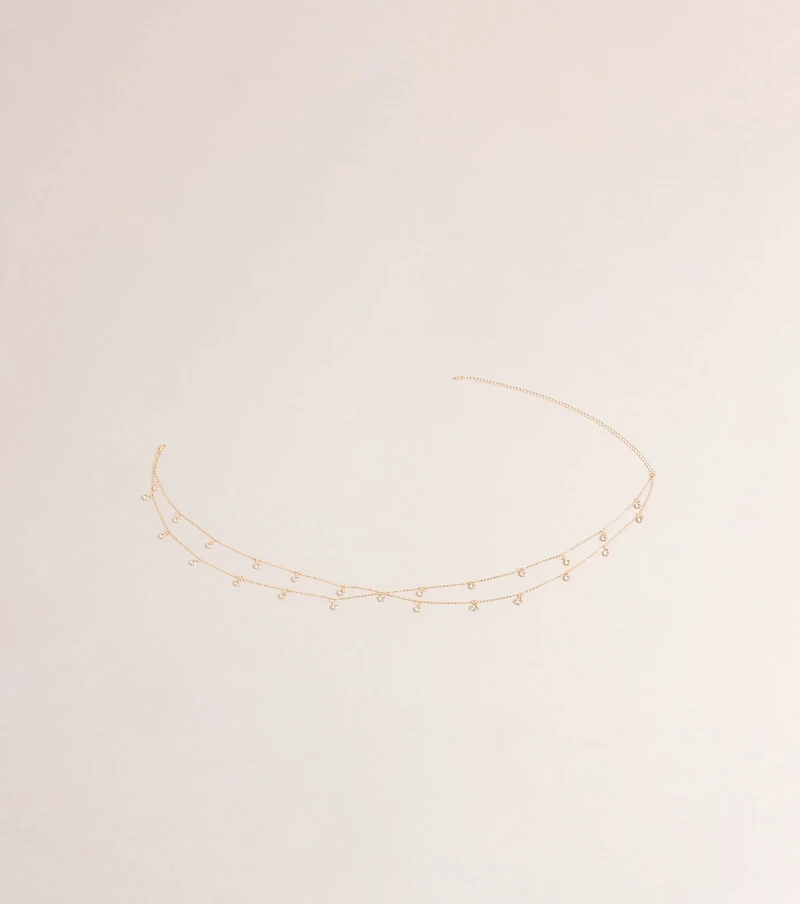 On Repeat Layered Stone Belly Chain