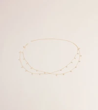 Pretty Shine Layered Stone Belly Chain