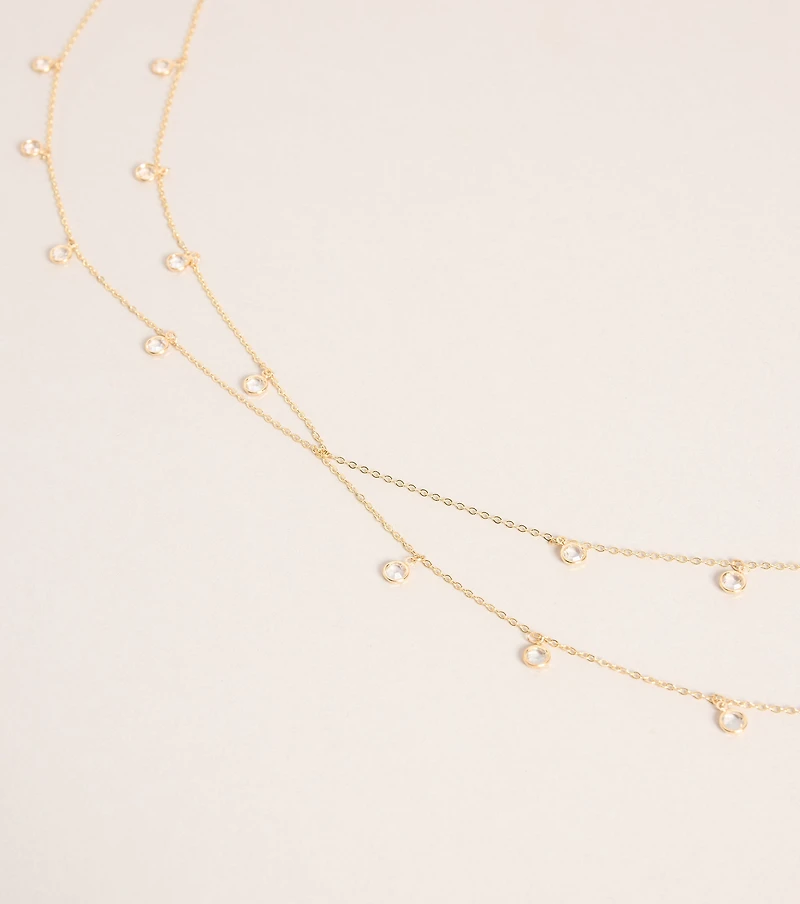 Pretty Shine Layered Stone Belly Chain