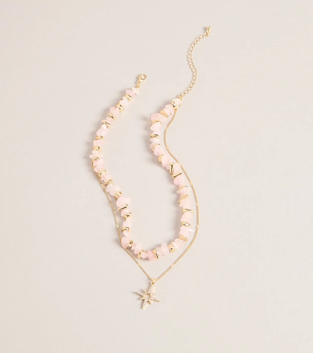 Catch The Light Charm Layered Necklace