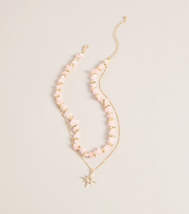Catch The Light Charm Layered Necklace