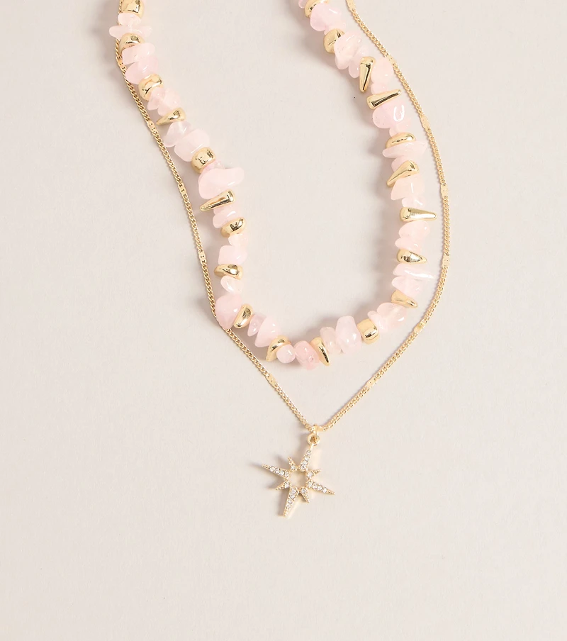 Catch The Light Charm Layered Necklace