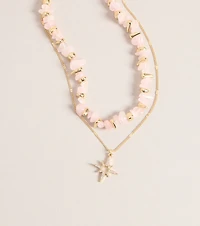Catch The Light Charm Layered Necklace
