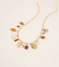 Mood Board Stone Charm Necklace