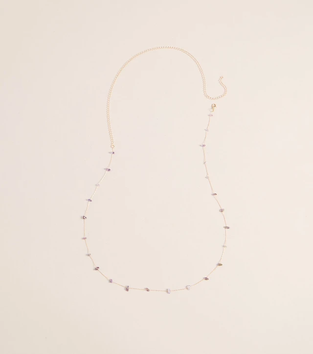Delicate Details Stone Belly Chain