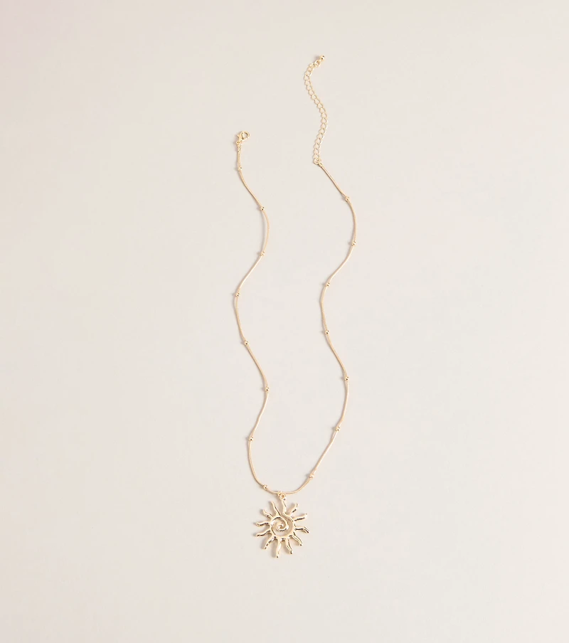 Sun Chaser Charm Necklace