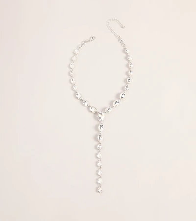 Shine Trail Rhinestone Necklace