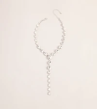 Shine Trail Rhinestone Necklace
