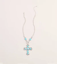 Chic Statement Cross Pendant Necklace