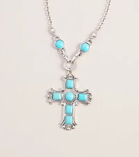 Chic Statement Cross Pendant Necklace