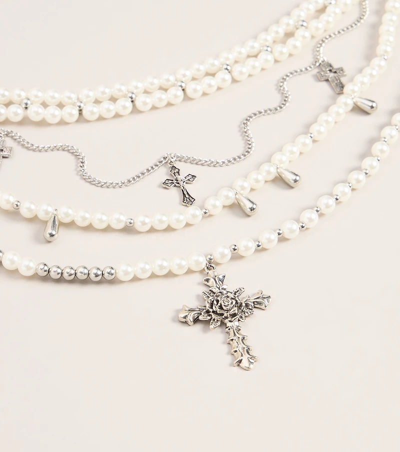 Heirloom Layers Charm Necklace