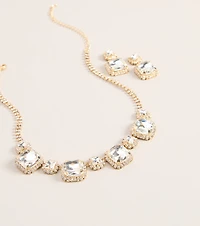 Grand Entrance Rhinestone Jewelry Set