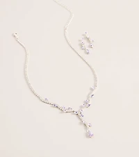 Vine Shine Rhinestone Jewelry Set