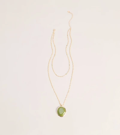 Worth The Double Take Pendant Necklace