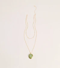 Worth The Double Take Pendant Necklace
