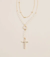 Faith In Detail Cross Charm Necklace