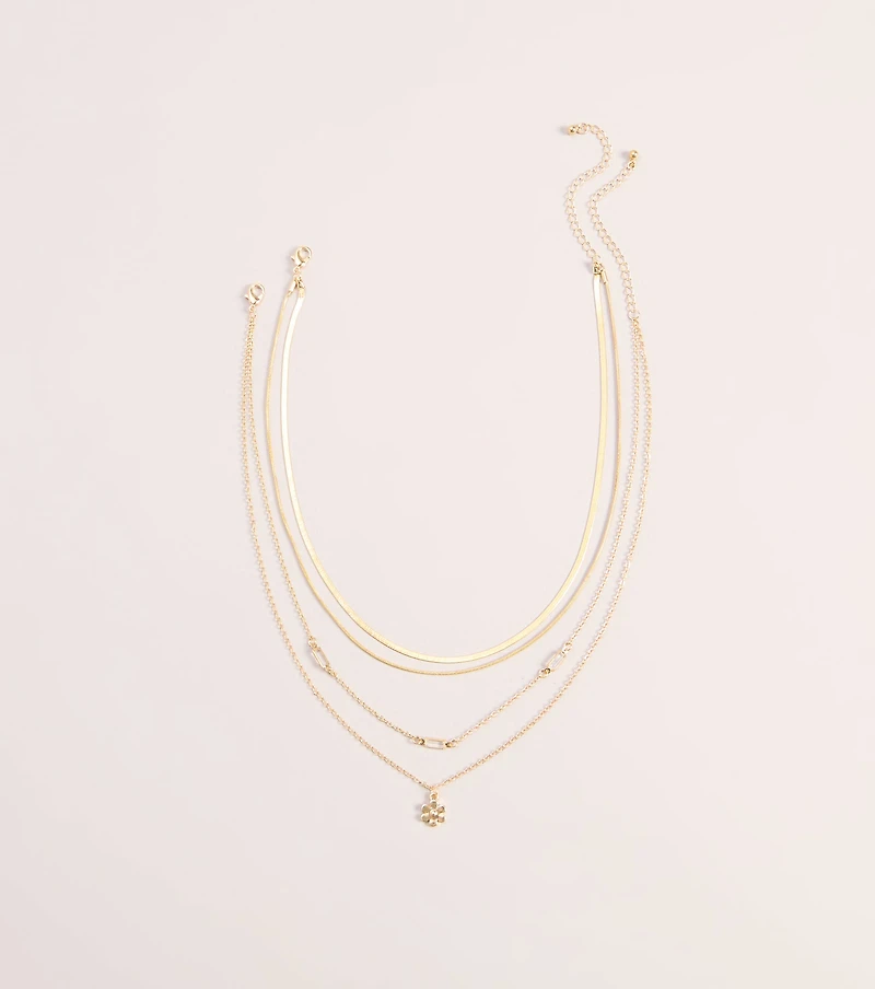 Charm Attraction Layered Necklace