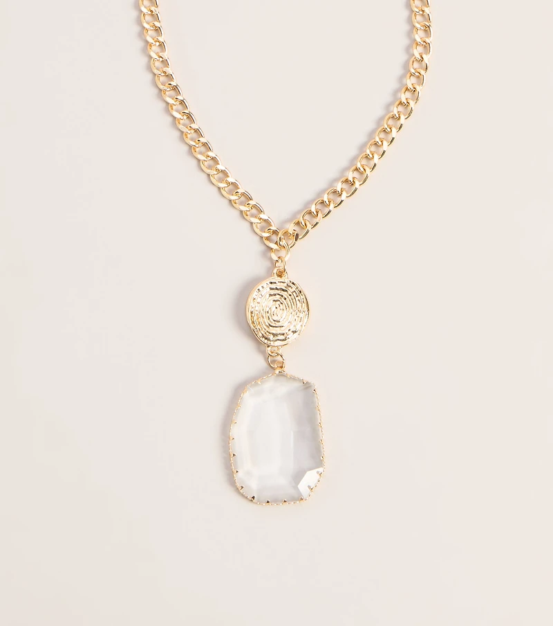 Medallion Mood Pendant Necklace
