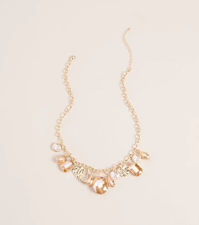 Luxe Statement Gemstone Necklace