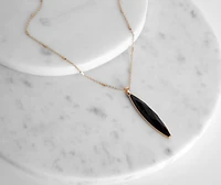 Long Marble Pendant