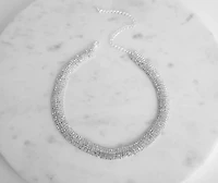 All About Me Rhinestone Necklace