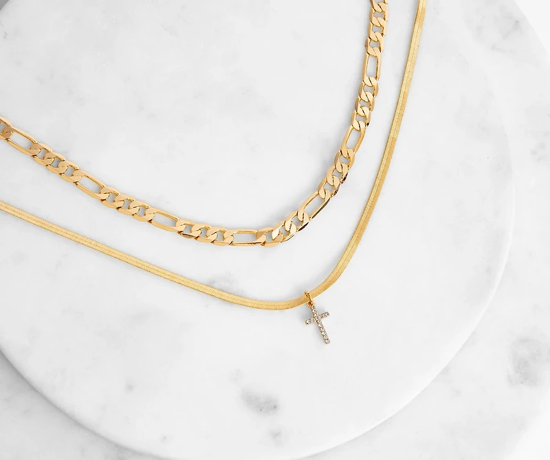 Two Pack Chain Link Necklaces