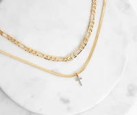Two Pack Chain Link Necklaces