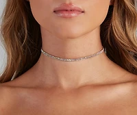 Classy Two Row Rhine Choker