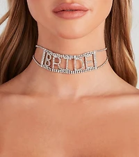 Bride Rhinestone Choker