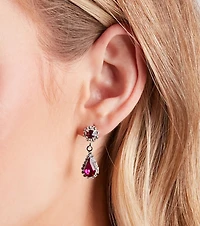 Elegant Style Rhinestone Necklace And Earrings Set