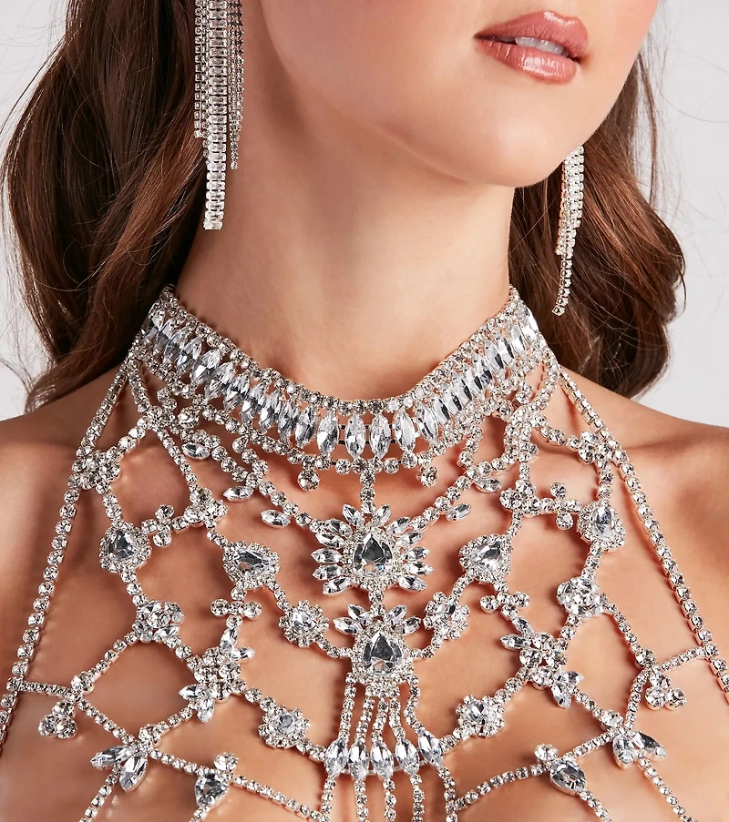 Glam In My Eyes Halter Necklace