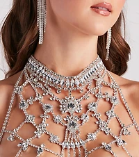 Glam In My Eyes Halter Necklace