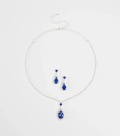 Fairytale Come True Necklace And Earrings Set