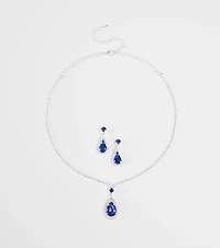 Fairytale Come True Necklace And Earrings Set