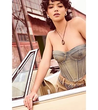 Eclectic Charm Teardrop Stone Necklace