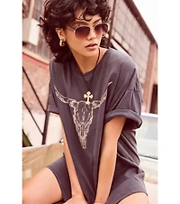 Bold Style Baroque Cross Necklace