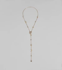 Dreamy Sparkle Celestial Charm Lariat Necklace
