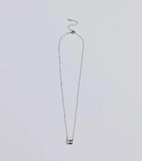 Delicate Glamour Rhinestone Pendant Necklace