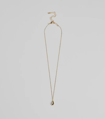 Chic Approved Teardrop Charm Necklace