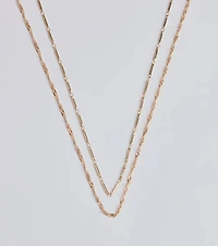 Casual Glam Layered Chain Necklace
