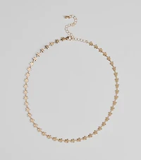 Pretty Chic Floral Chain Necklace