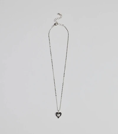 Adorable Vibe Angel Heart Charm Necklace