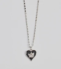 Adorable Vibe Angel Heart Charm Necklace